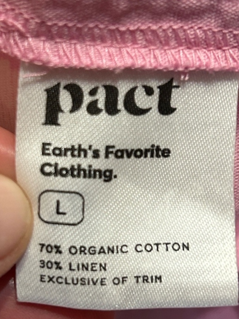 Pact Organic Cotton Linen Canopy 2 Pc Matching Set L Lilac Pink Floral Fairy
O - Picture 7 of 17